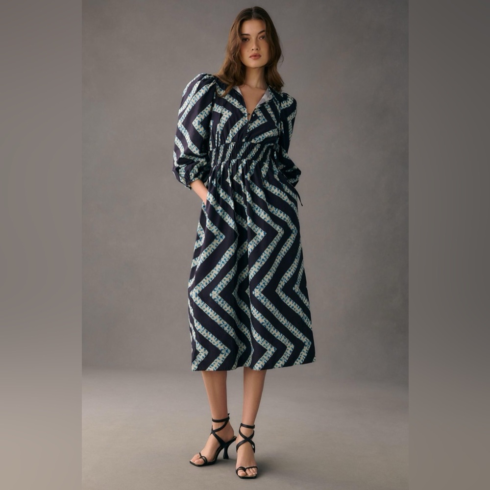 Hunter Bell Clementine Dress In Tie Dye - Size Small
